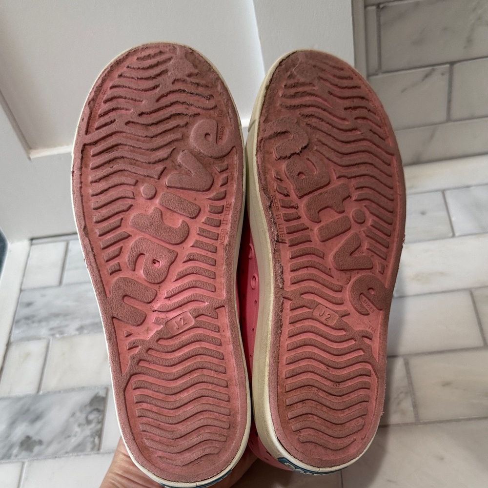 Light Pink Native Shoes - Picture 4 of 4